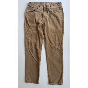 TAYLOR STITCH The Democratic All Day Pant Corduroy Mens 31 Khaki Organic Cotton‎